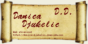 Danica Đukelić vizit kartica